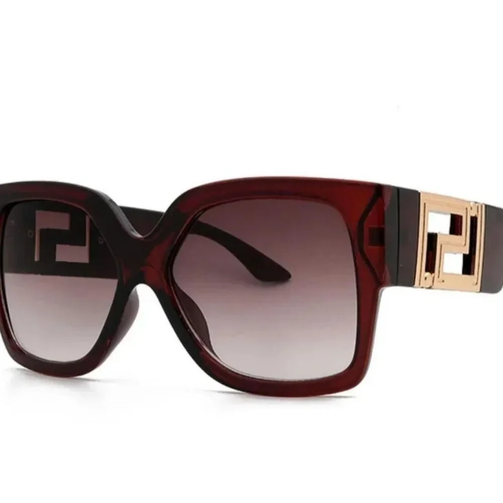 Source Unknown Tortoiseshell Sunglasses with Gold Accent